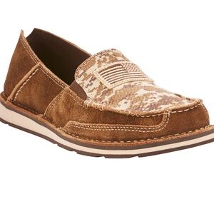 Ariat camo suede cruiser patriot loafers slip on shoes